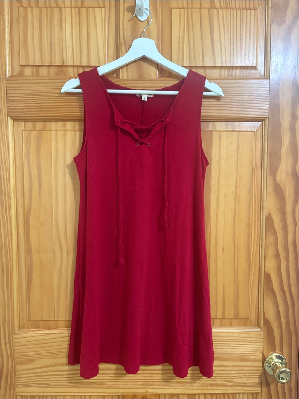 Nordstrom Size Small Deep Red Mini Dress